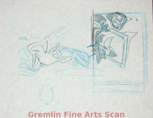 BAT DUCK 1992 Preliminary sketches of Daffy as Bat Duck . Final artwork was published in Looney Tunes Comics.