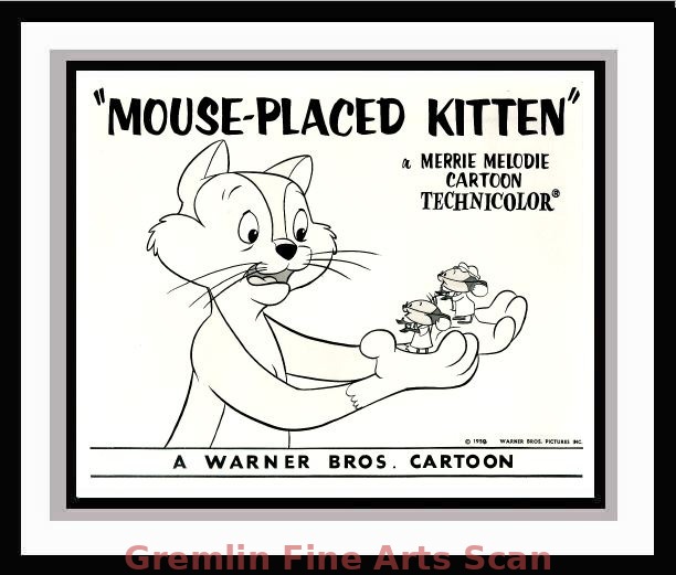Mouse-Placed Kitten  PS164